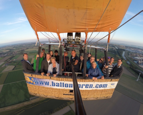 Ballonvaart Middelburg naar s Heer Arendskerke met BAS Ballonvaarten